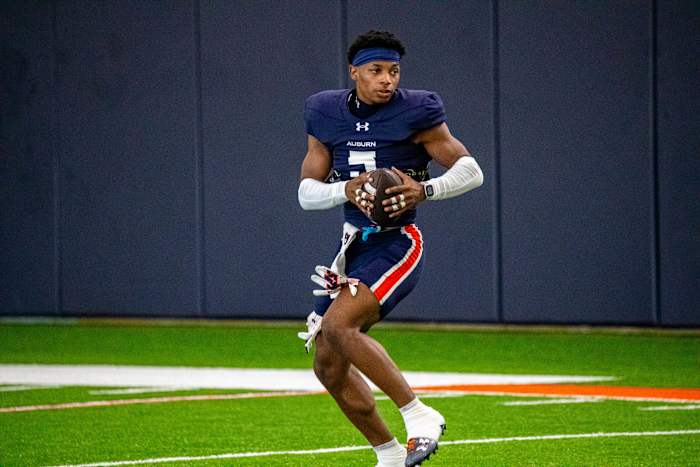 Jay Fair at Auburn football practice - Eric Starling/Auburn Daily